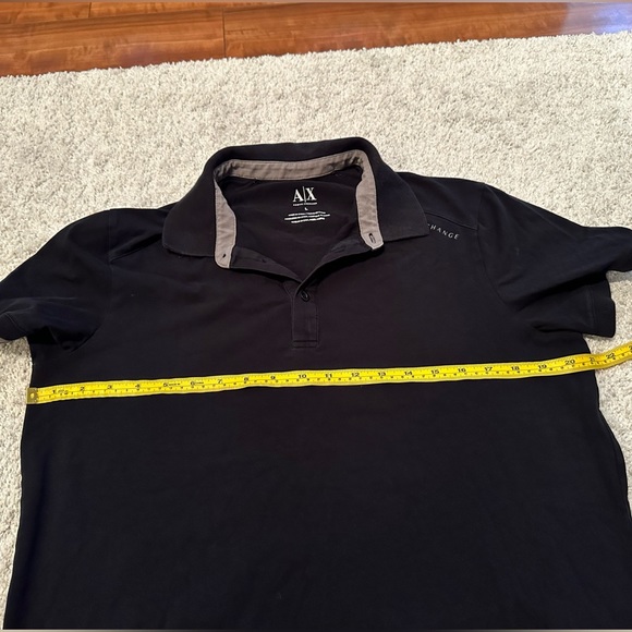 Armani Exchange - Men’s Black Polo Shirt - Size Large - Picture 5 of 8